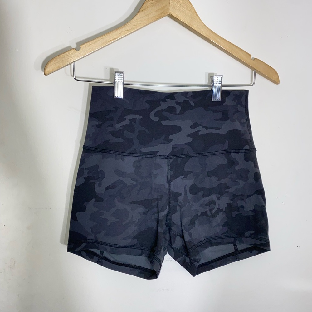 Lululemon Short *4" Incognito Camo Multi Grey Women's 6